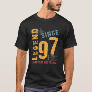 Camiseta 25 Años Vintage 1997 25ª Decoración De Cumpleaños