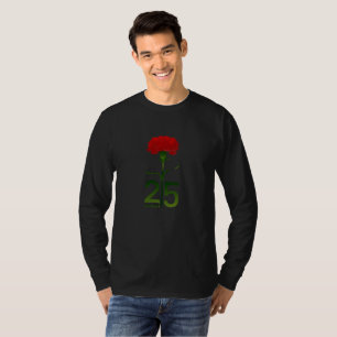 Camiseta 25 de abril, la Revolución de los Claveles, Portug