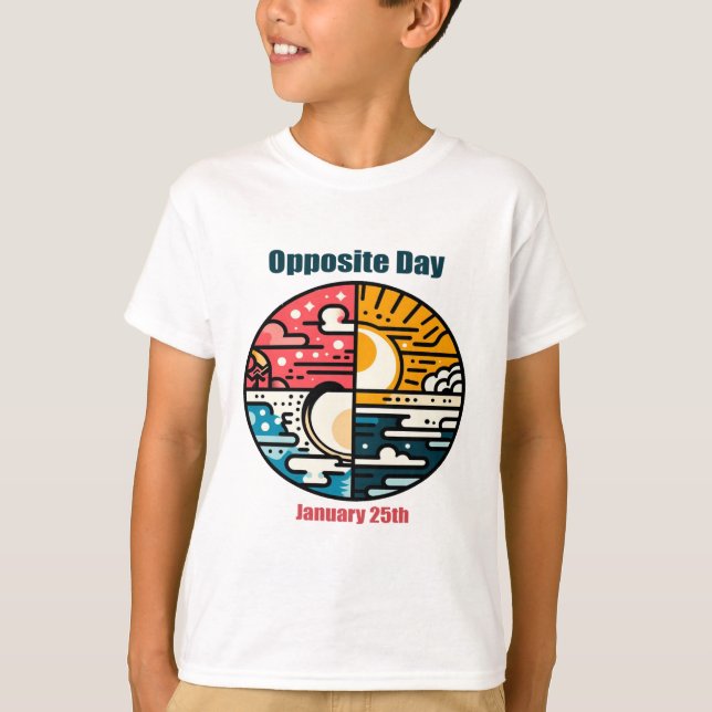 Camiseta 25 de enero - Día opuesto (Anverso)