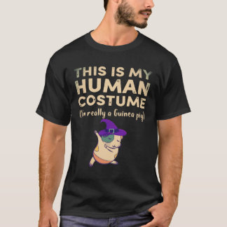 Camiseta 25 Este es mi disfraz de humano Soy realmente Cuy
