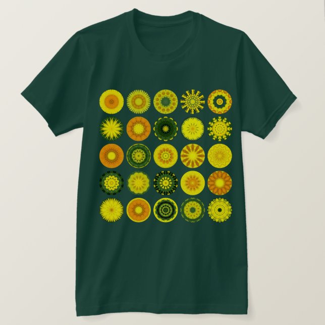 Camiseta 25 Mandalas I - Personalizado (Anverso del diseño)