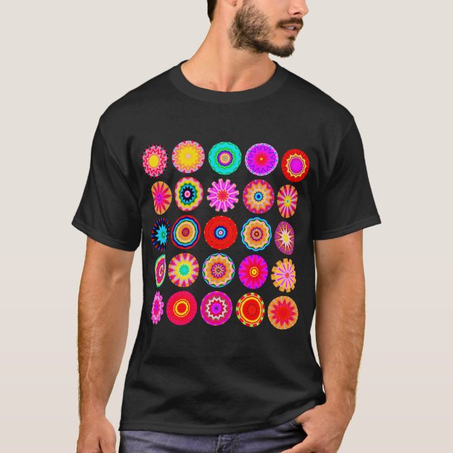 Camiseta 25 mandalas II (Anverso)