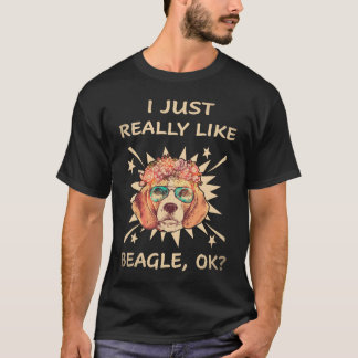 Camiseta 25 Me gusta mucho Beagle