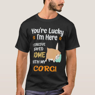 Camiseta 25 Me Podría Haber Quedado En Casa Con Corgi