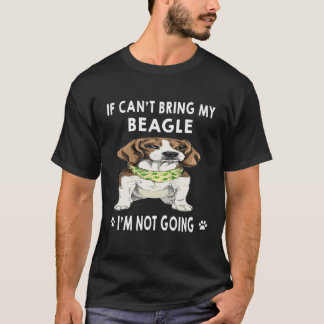 Camiseta 25 Si no puedo traer a mi Beagle no voy