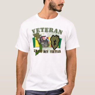 Camiseta 25to Inf Div - Vietnam (ningún CIB)