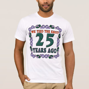 Camiseta 25to Regalos del aniversario de boda