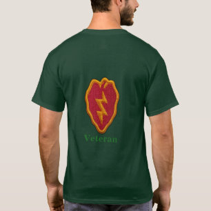 Camiseta 25to Veterinarios LRRPS de los veteranos de la