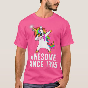 Camiseta 26º cumpleaños, unicornio dab, Awesome desde 1995