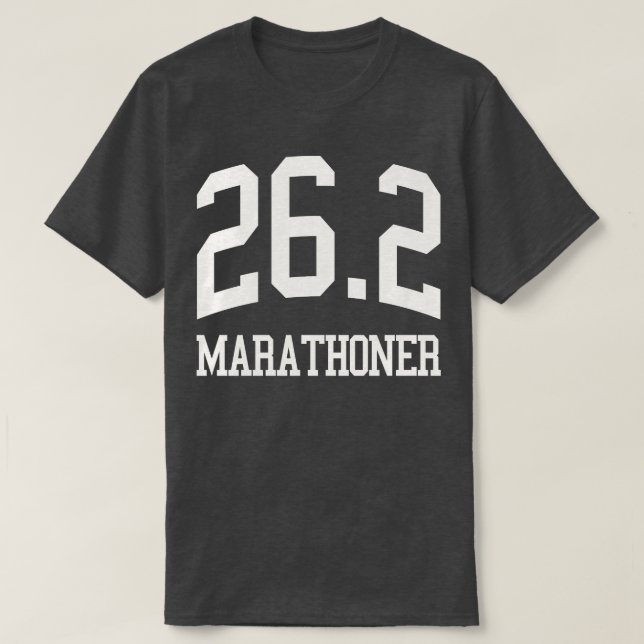 Camiseta 262 Marathoner Marathon Runner Running Coach (Diseño del anverso)