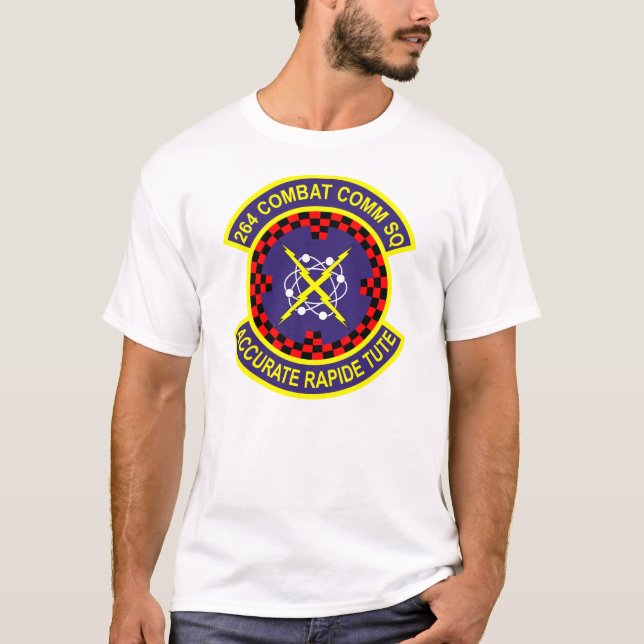 Camiseta 264o Escuadrilla de las comunicaciones del combate (Anverso)