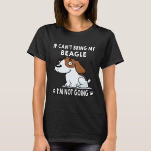 Camiseta 266 Si no puedo traer mi Beagle no iré