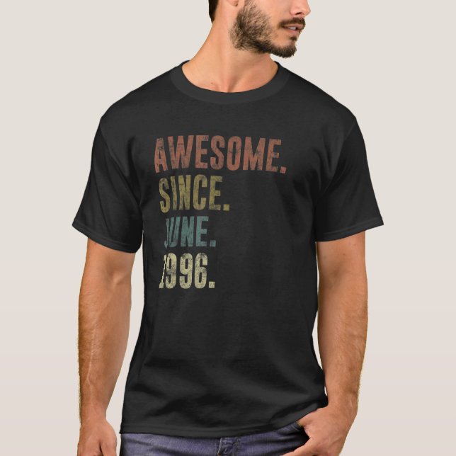 Camiseta 26.ª cosecha de cumpleaños desde junio de 1996 (Anverso)