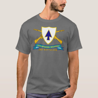 Camiseta 26.º Regimiento de Infantería DUI w Br Ribbon 2nd