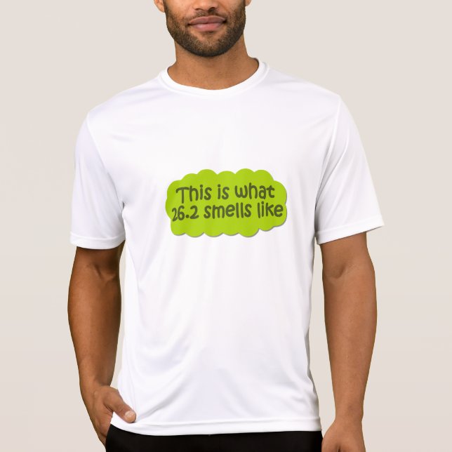 Camiseta 26,2 Los olores tienen gusto (Anverso)