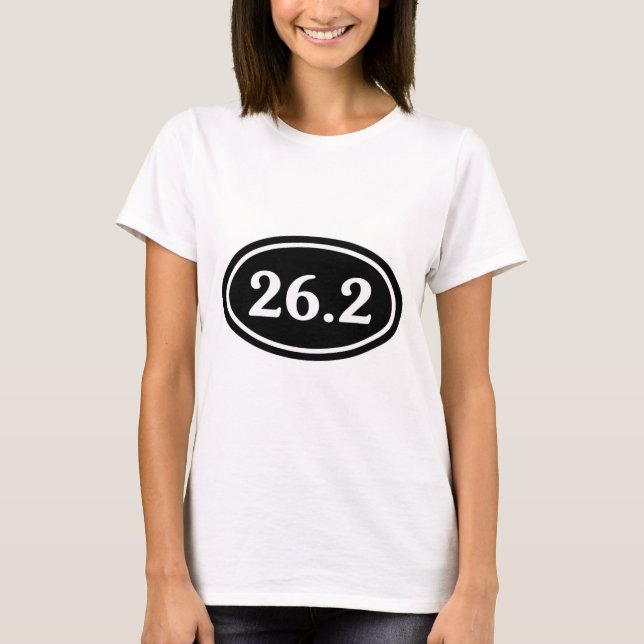 Camiseta 26,2 Óvalo del maratón (#SOU2) (Anverso)