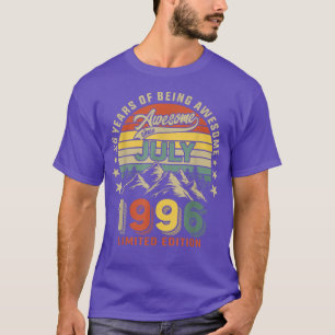 Camiseta 26 Años Aterradores Desde Julio De 1996 Vin