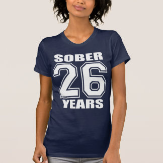 Camiseta 26 AÑOS calman blanco en oscuridad