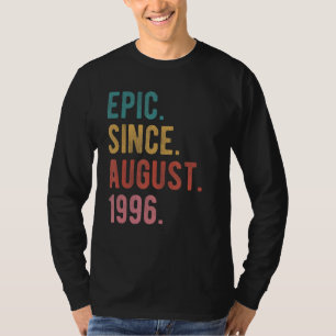 Camiseta 26 Años de edad 26º cumpleaños Epic desde agosto