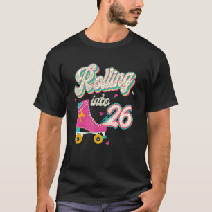 Camiseta 26 años de patinaje sobre patines de natalidad