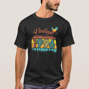 Camiseta 26 Años Hombres Mujeres Vintage Retro 1996 26º Nac