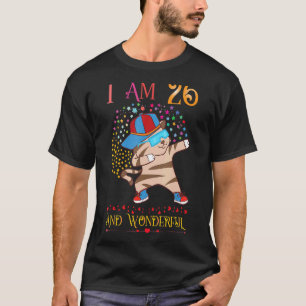 Camiseta 26 Años por su gata de rapaz, 26 Años O