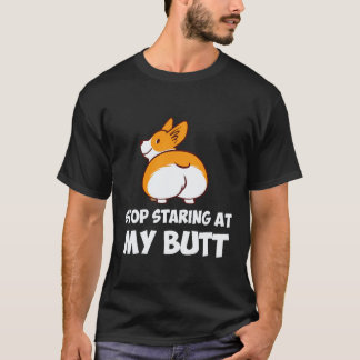 Camiseta 26 Deja de Mirar Mi Trasero Corgi