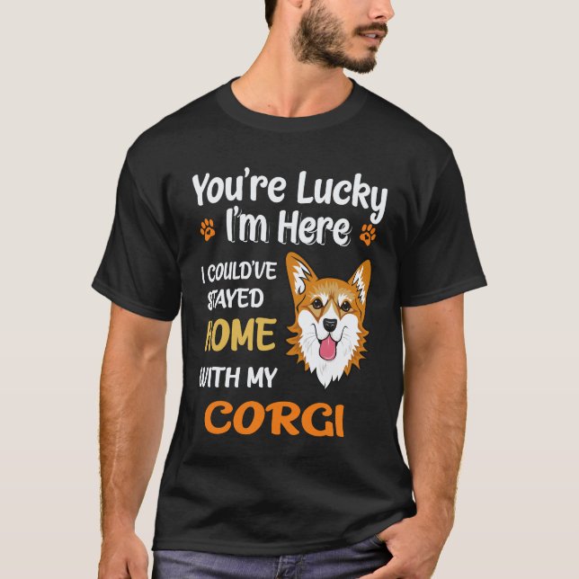 Camiseta 26 Eres Corgi Afortunado (Anverso)