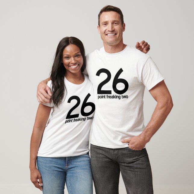 Camiseta 26 puntos alarmantes dos (Unisexo)