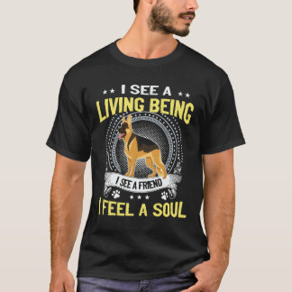 Camiseta 26 Veo un ser vivo Veo un amigo Siento un así