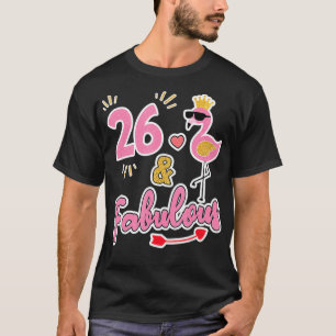 Camiseta 26 y fabuloso Regalo de 26 años de edad 26 cumpl