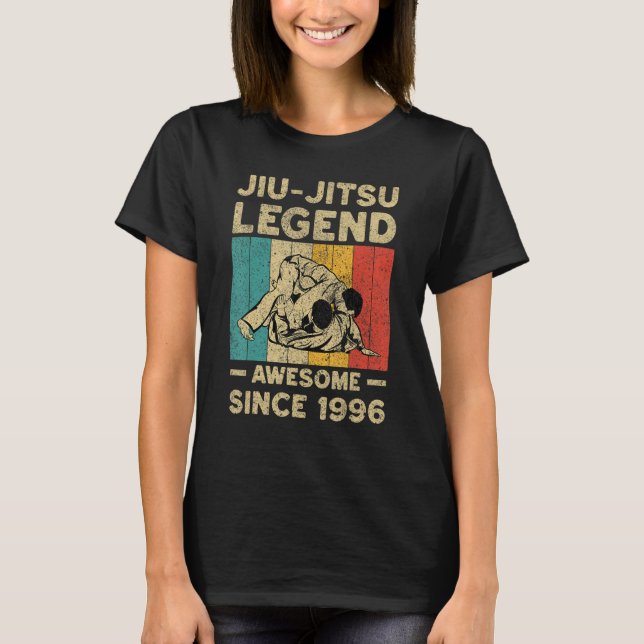Camiseta 26 Years Old BJJ Jiu Jitsu Legend Awesome Since 19 (Anverso)