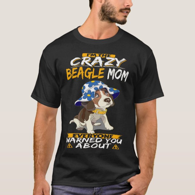 Camiseta 275 Soy la loca mamá Beagle (Anverso)