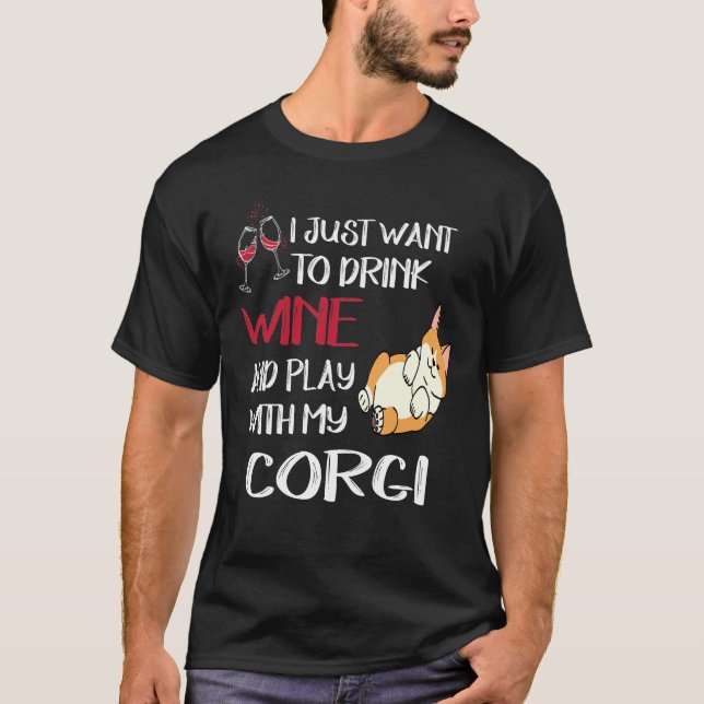 Camiseta 279 Solo Quiero Beber Vino (Anverso)