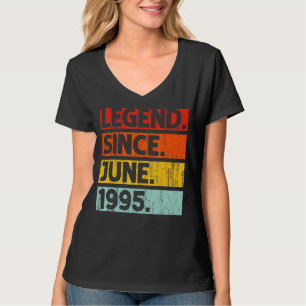 Camiseta 27.ª leyenda de cumpleaños desde junio de 1995 27