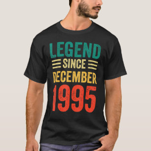 Camiseta 27.ª leyenda del cumpleaños desde diciembre de 199