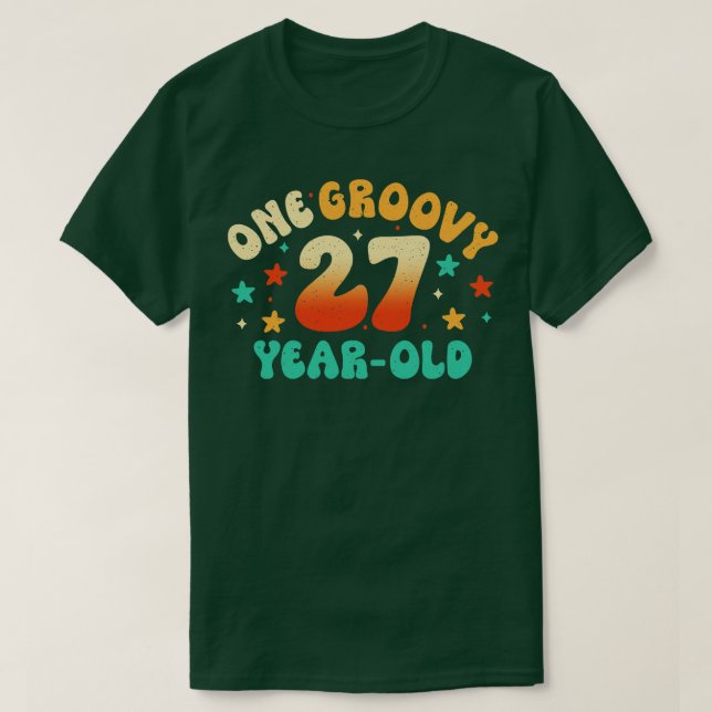 Camiseta 27.º cumpleaños (Diseño del anverso)