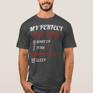Camiseta 27.º juego de cumpleaños perfecto para niños de 27