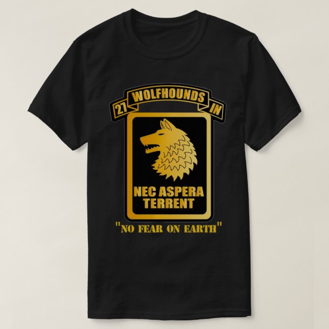 Camiseta 27.º Regimiento de Infantería Wolfhounds (Diseño del anverso)