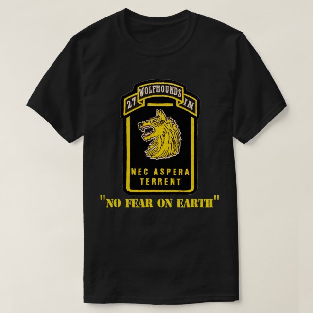 Camiseta 27.º Regimiento de Infantería Wolfhounds U (Diseño del anverso)