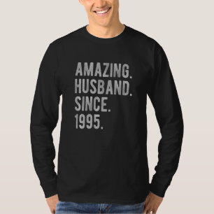 Camiseta 27 Aniversario Boda De Su Asombroso Esposo