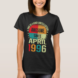 Camiseta 27 años asombrosos desde el 27º nacimiento de la c
