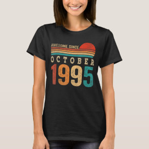Camiseta 27 años de edad asombrosa desde octubre de 1995 27