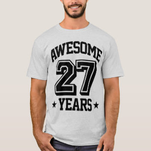 Camiseta 27 años impresionantes
