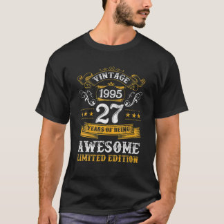 Camiseta 27 Años Vintage De 27 Años 1995 Ed