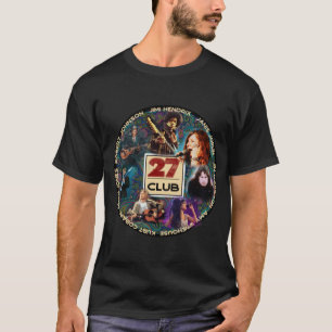Camiseta 27 Club - Músicos que murieron en el joven tierno 