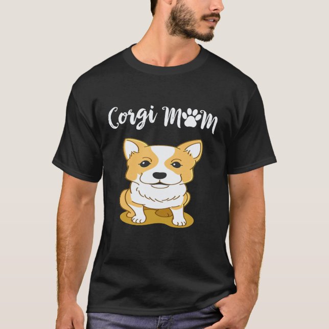 Camiseta 27 Corgi Mamá Corgi (Anverso)