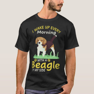 Camiseta 27 Me Despierto Cada Mañana Con Un Beagle A Mi Lad