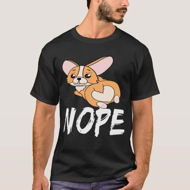 Camiseta 27 Nope Corgi (Anverso)