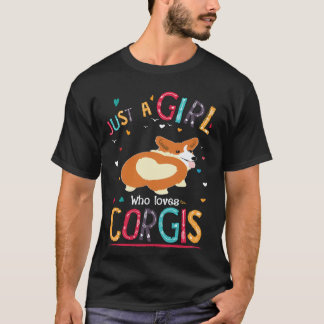 Camiseta 27 Solo Una Chica Que Ama Corgi